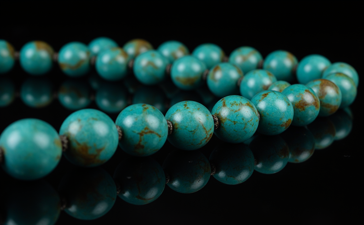 Himabeads handcrafted red agate Tibetan mala bead circle on a warm beige background